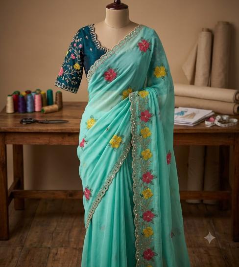 Svara rangoli silk indian saree wholesale